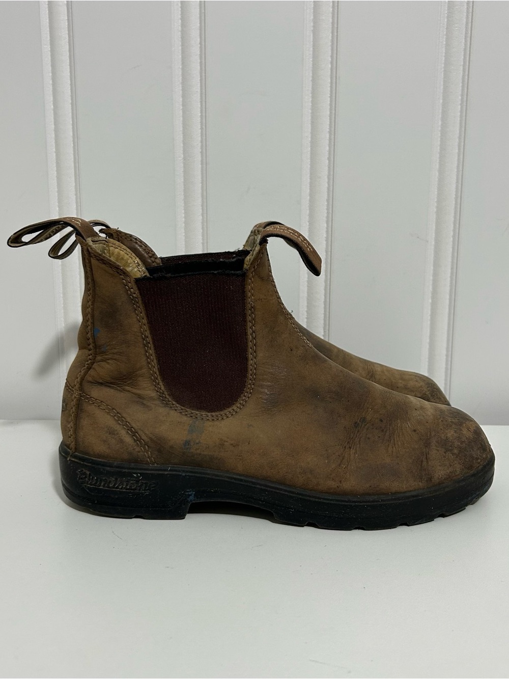 Blundstone Brown Chelsea Pull-On Work Boots